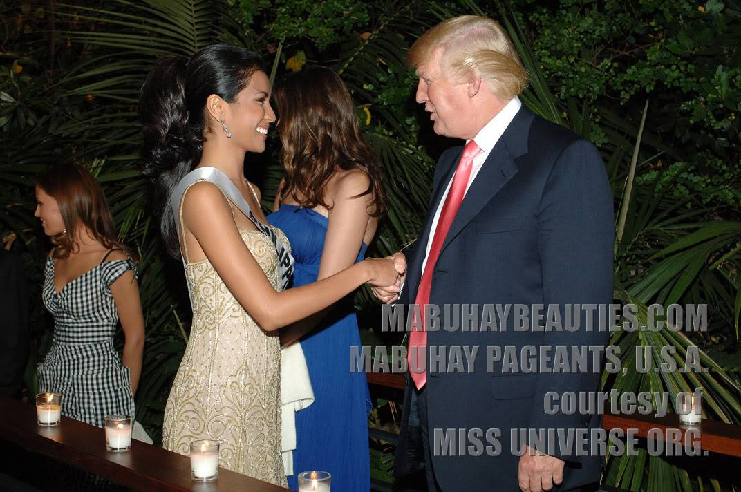 DONALD TRUMP WITH MISS UNIVERSE CANDIDATE THREAD!! Lianmeetstrump
