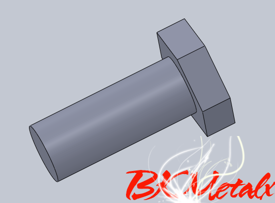 vẽ bulong bằng SolidWorks 1