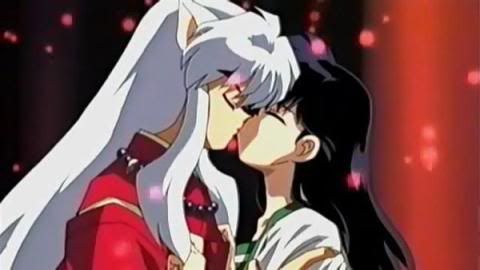 Post Anime pics =D Inuyasha_and_kagome_kiss