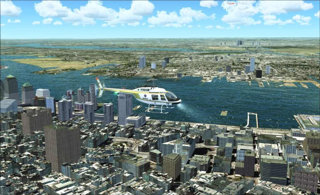 [FSX] Passeio de heli em Manhattan 05