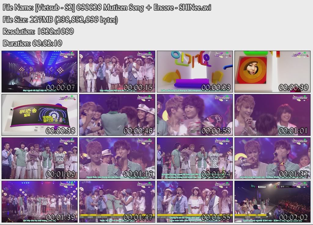 [Special Prj] Happy 3rd anniversary of shining SHINee - Awards Vietsub-S2090628MutizenSongEncore-SHINee