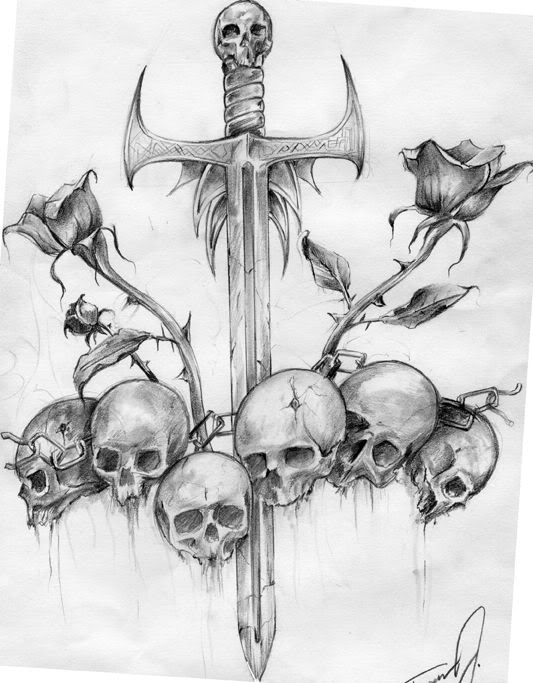 ~Wolves Run~ *Welcome to the Gang*  OPEN! Please join people!  - Page 3 Skull__Sword_tattoo1