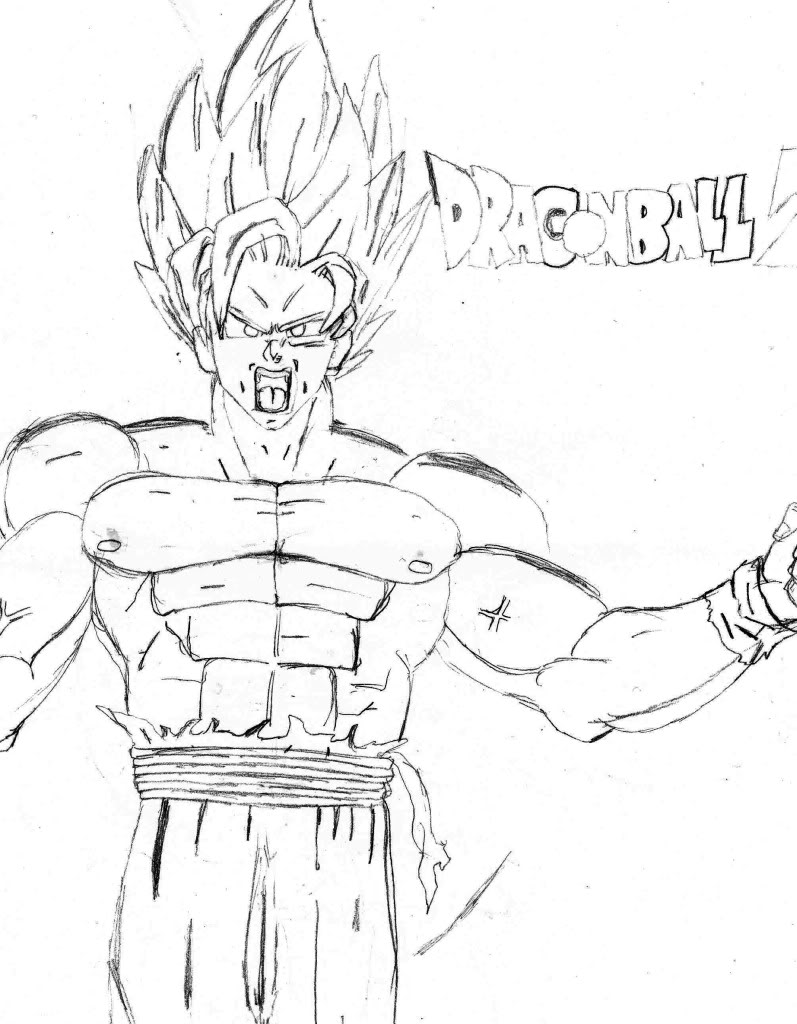 DIBUJOS DE DRAGON BALL !!!! - Página 3 Goku