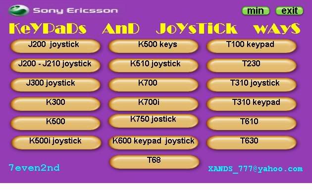 S.E. joystick & keypad.rar SonyericssonKeypadandJoystickway