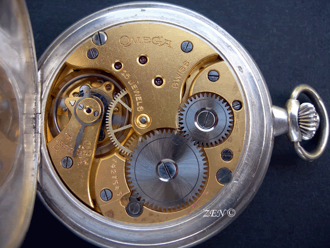 Une rare savonnette Omega ... OmegaSavartdcoargtcalibre