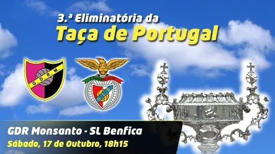 3ª Eliminatória Taça de Portugal: GDR Monsanto 0-6 SL Benfica MonsantoBenfica