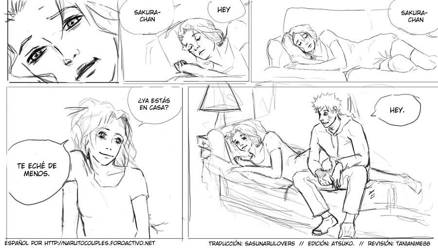 Comics y Mini-doujins NaruSaku-BuenasNochesLuna1