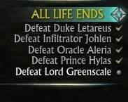 Lord Greenscale has fallen! Quest