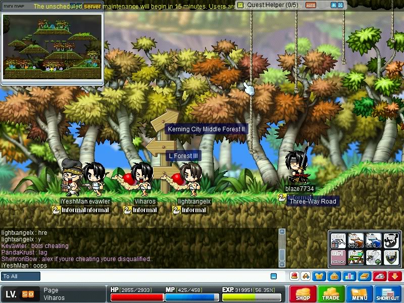 Guild Informal Maple Race: Victoria Island 1 Photos MapleStory2009-07-1009-54-57-12