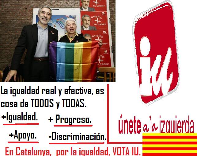 Campaña electoral de IU en Catalunya Iu3