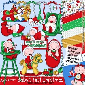 scrap navidad Babys1stXmasKitCover