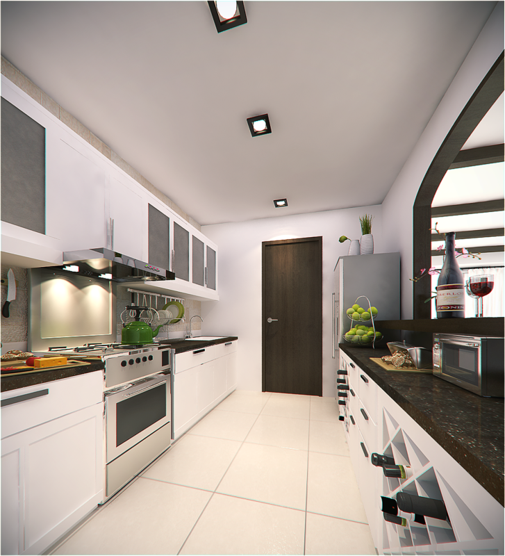 "Series of PostProduction"+zdepth (Su+Maxvray+Ps) Kitchen