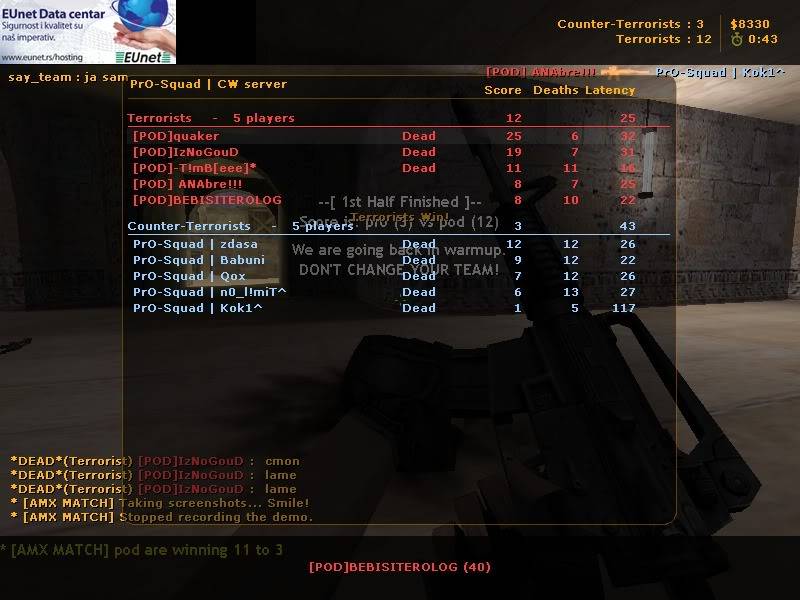 [POD] VS Pro Squad De_dust20005