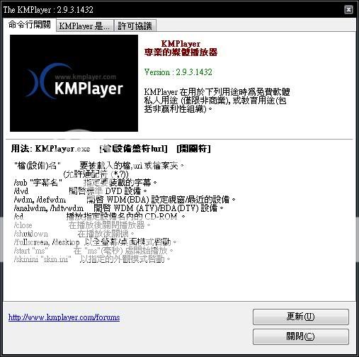 KMPlayer v2.9.3.1432[影音全能播放器]繁中免安裝版＋40面板 KMPLAY2931432