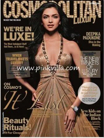 Deepika padukone on the cover of Cosmopolitan 161-1
