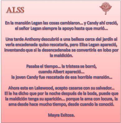 :::ALSS::: FAN ART OLADYS MINIFIC ***ROMANCE ENTRE LAS ROSAS*** APORTE PARA ALBERT Y ANTHONY Historia