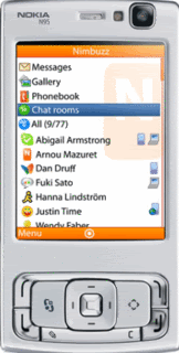 Chat di Facebook dengan Handphone atau HP Bagian 1 N95