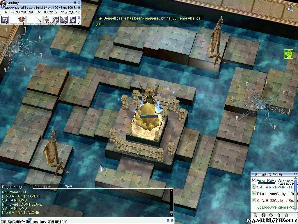Amon RaRa Taking Alone Guindul Pront Castle :D (First WoE With EoD1,2,3) ScreenLoki050