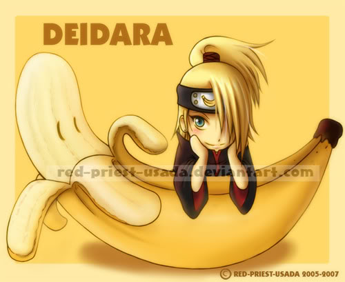 - - DEIDARA - - Chibi_Fruit_Ninja_Deidara_by_Red_Priest_Usada