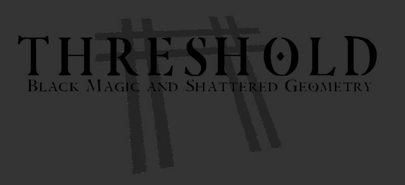 Threshold: Black Magic and Shattered Geometry Logo