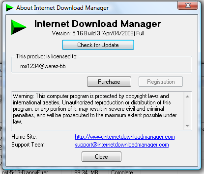   Internet Download Manager 5.16 Build  + الكراك Roxidm