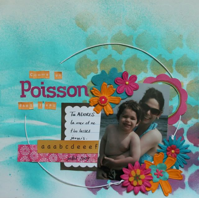 Jullet- Il fait chaud, tout le monde  l'eau ! Scrapbooking194