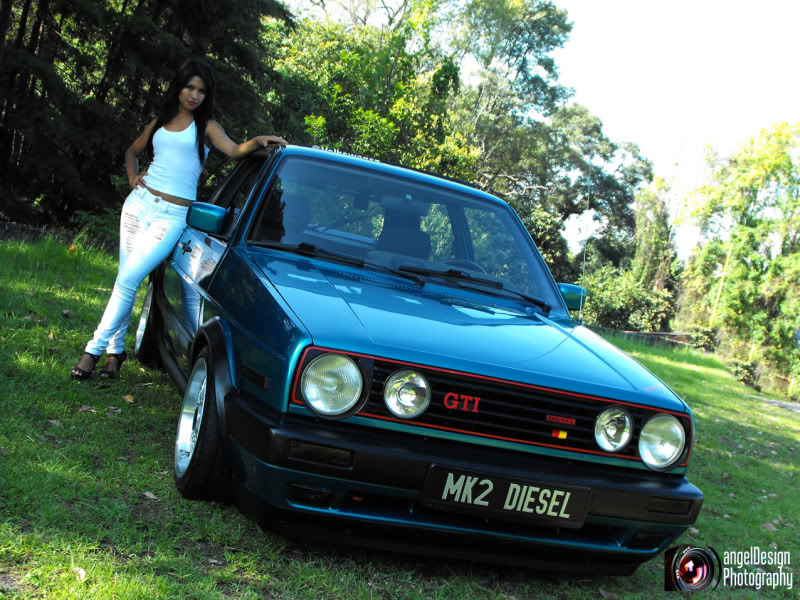 LA BELLA Y LOS VAGS... GOLF MKII DIESEL BY ALBERTO... DSCF8415