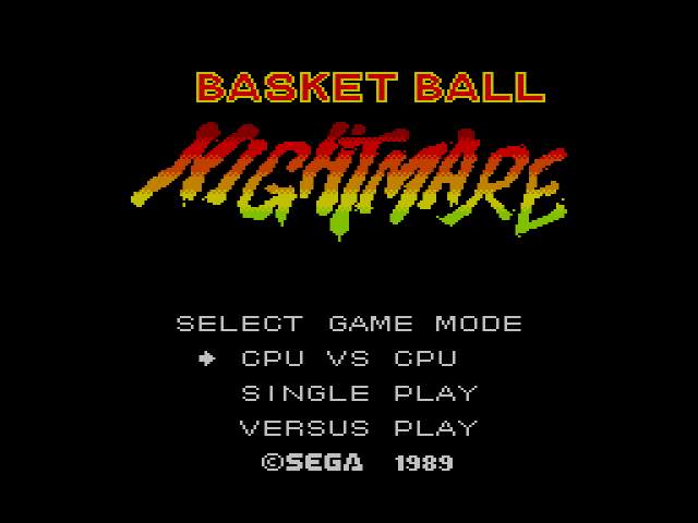 Test : Basketball Nightmare BasketBallNightmare001