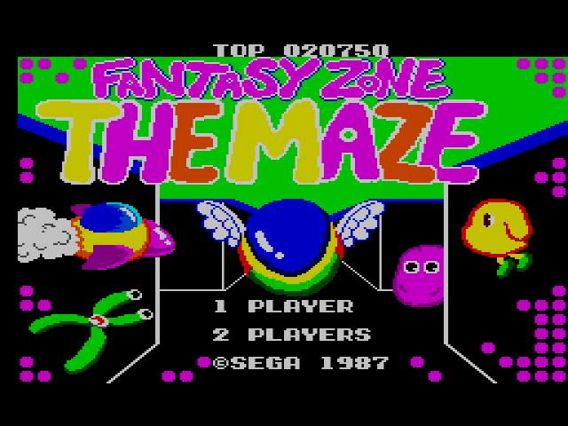 Test : Fantasy Zone The Maze FantazyZone-TheMaze000