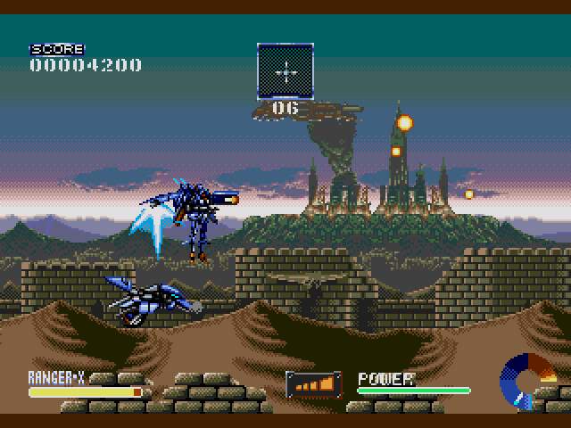 Test Megadrive : Ranger-X Ranger-X006