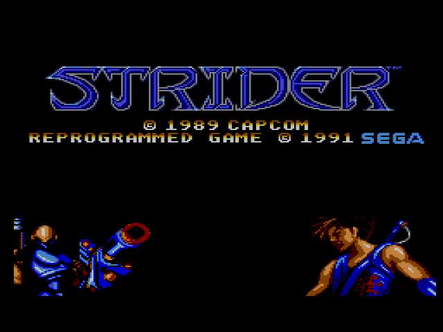 Test : Strider Strider001