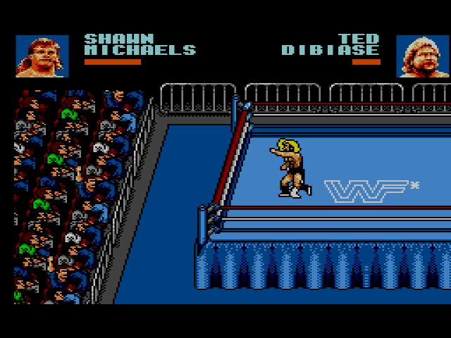Test : WWF WrestleMania Steel Cage Challenge oui oui c'est bien le titre du jeu oui je sais c'est long désolé j y peux rien pas frapper WWF-WrestlemaniaSteelCageChallenge006