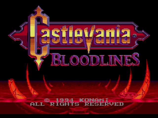 Test Megadrive : Castlevania ZCastlevania001