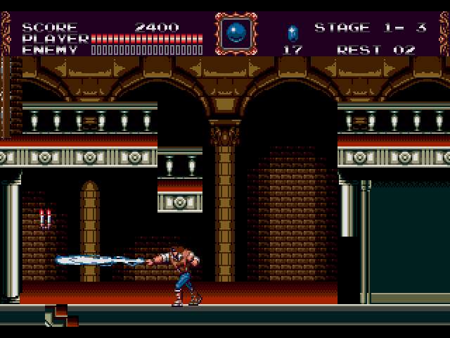 Test Megadrive : Castlevania ZCastlevania006