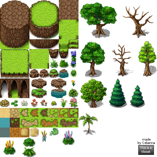 Celianna Granja Tiles Celianna_farmnature_tileset