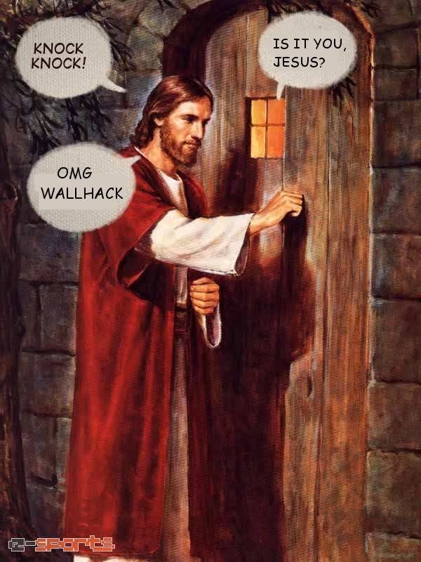 Funny Pics. - Page 40 Jesuswallhack