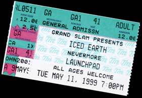 Name some of your most memorable concerts... Ie_ticket