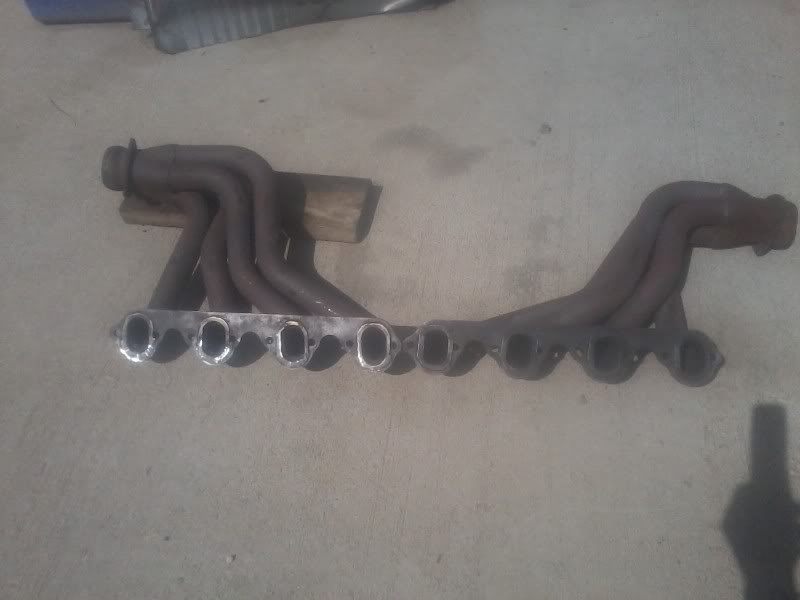 SCJA heads on a stock 460 Headers