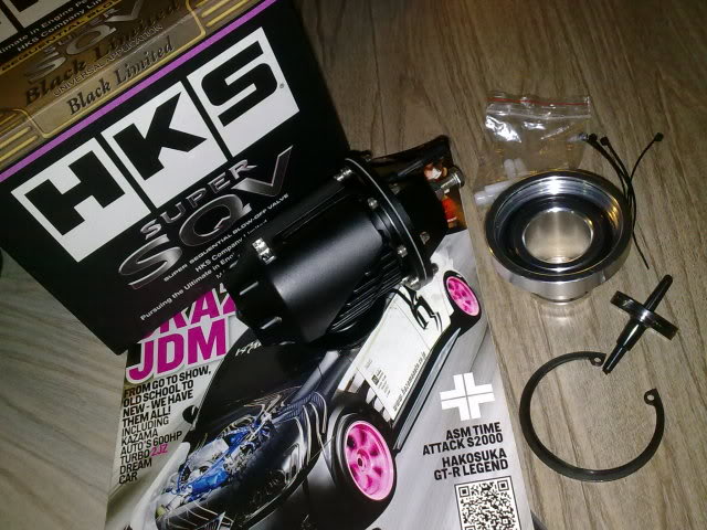 HKS SSQV Blow Off Valve Style (Black Edition) - Adjustable Type 06052010970