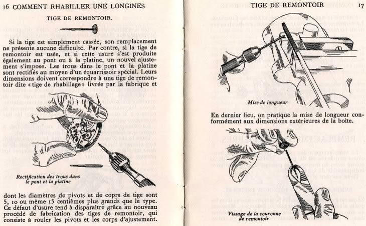 1947- Comment rhabiller une montre Longines 10