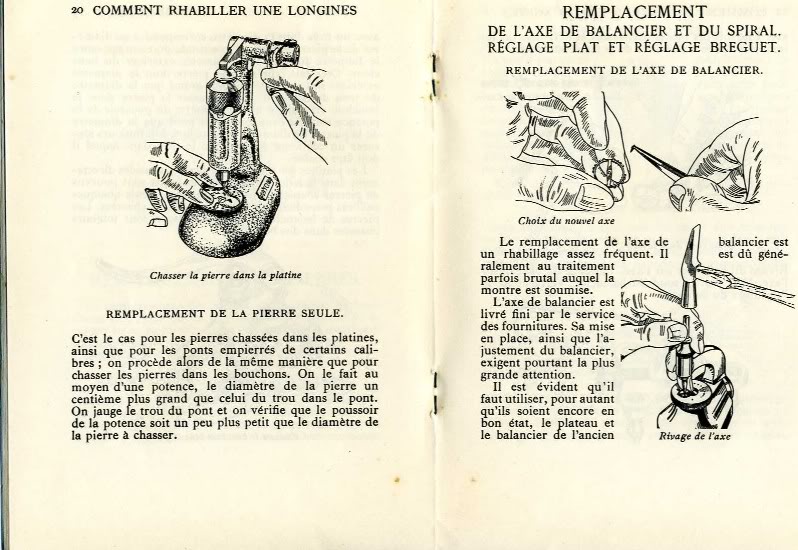 1947- Comment rhabiller une montre Longines 12