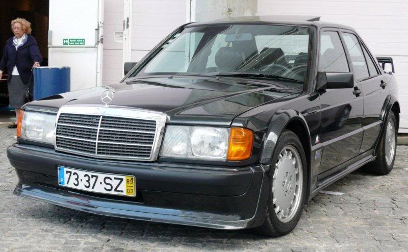 Exposição Motor Classico Lisboa 2010 Mercedes-Benz190E25-16Evolutionfron