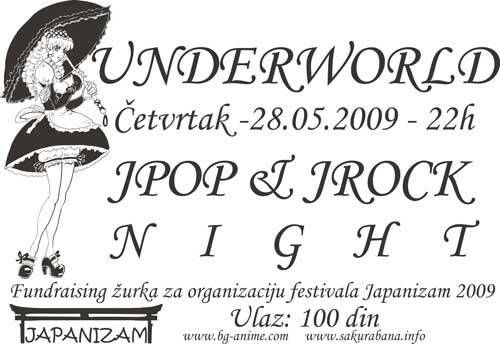 JRock / JPop night ^^ Plakat-Mali