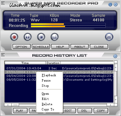 Super MP3 Recorder. ( Record whatever your pc play ! ) Mp3-recorder