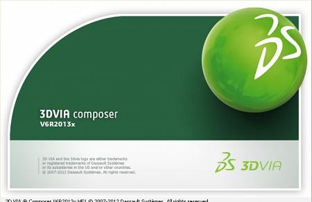 برنامج DS 3DVIA Composer V6R2013x SP0 Build 6.11.1.2254 (x86/x64) 2013  B7584b25f7b93413ac1e9615e2501474