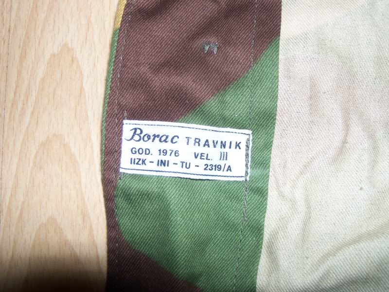 Yugoslavian m68 serbian sniper suit dated 1976 100_2196