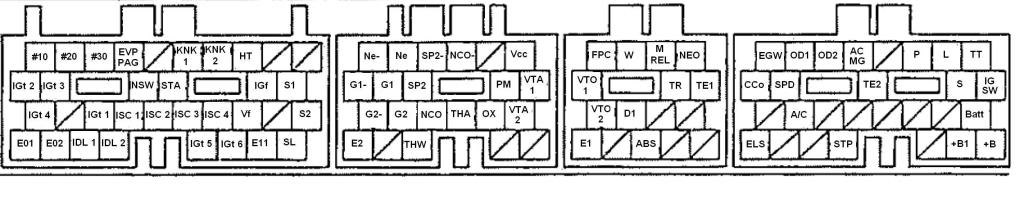 1JZ-GTE Wiring information  Jzz309gp