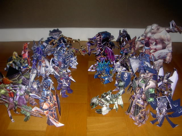 (Dota) Miniaturas de Papel do Dota SentinelVsScourge3