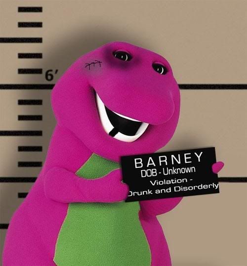 We have a new entrant to the competition!!! Barney