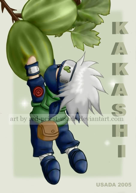 شخصيات ناروتو وهم اقزام....... Chibi_Fruit_Kakashi